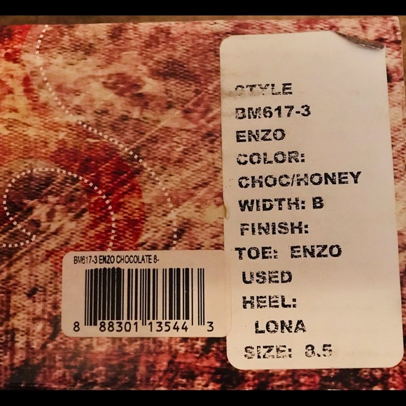 New Men’s Old Gringo Brown Enzo Wingtip Ankle Dress Boot Style#BM617-3 Size 8.5 - Picture 5 of 7